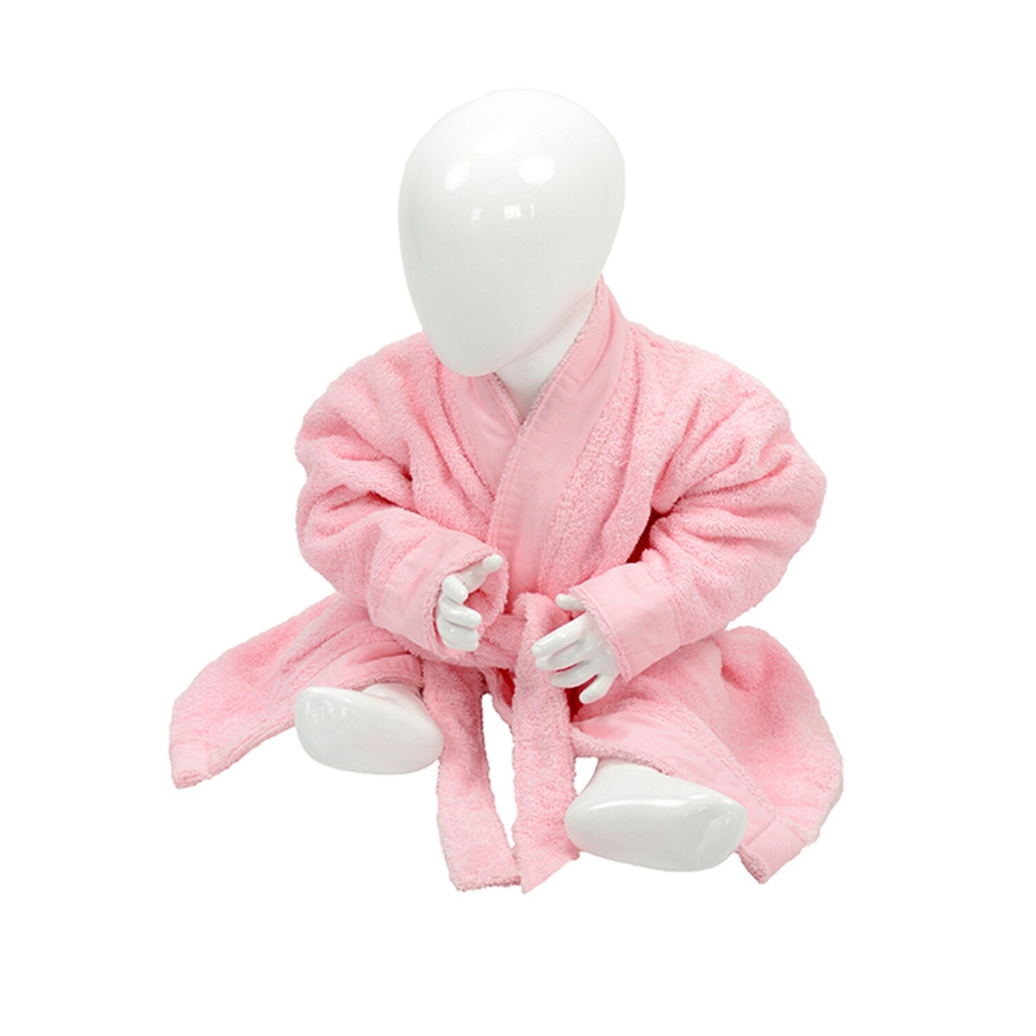 AR023 Babiezz Baby Badjas - Lichtrose