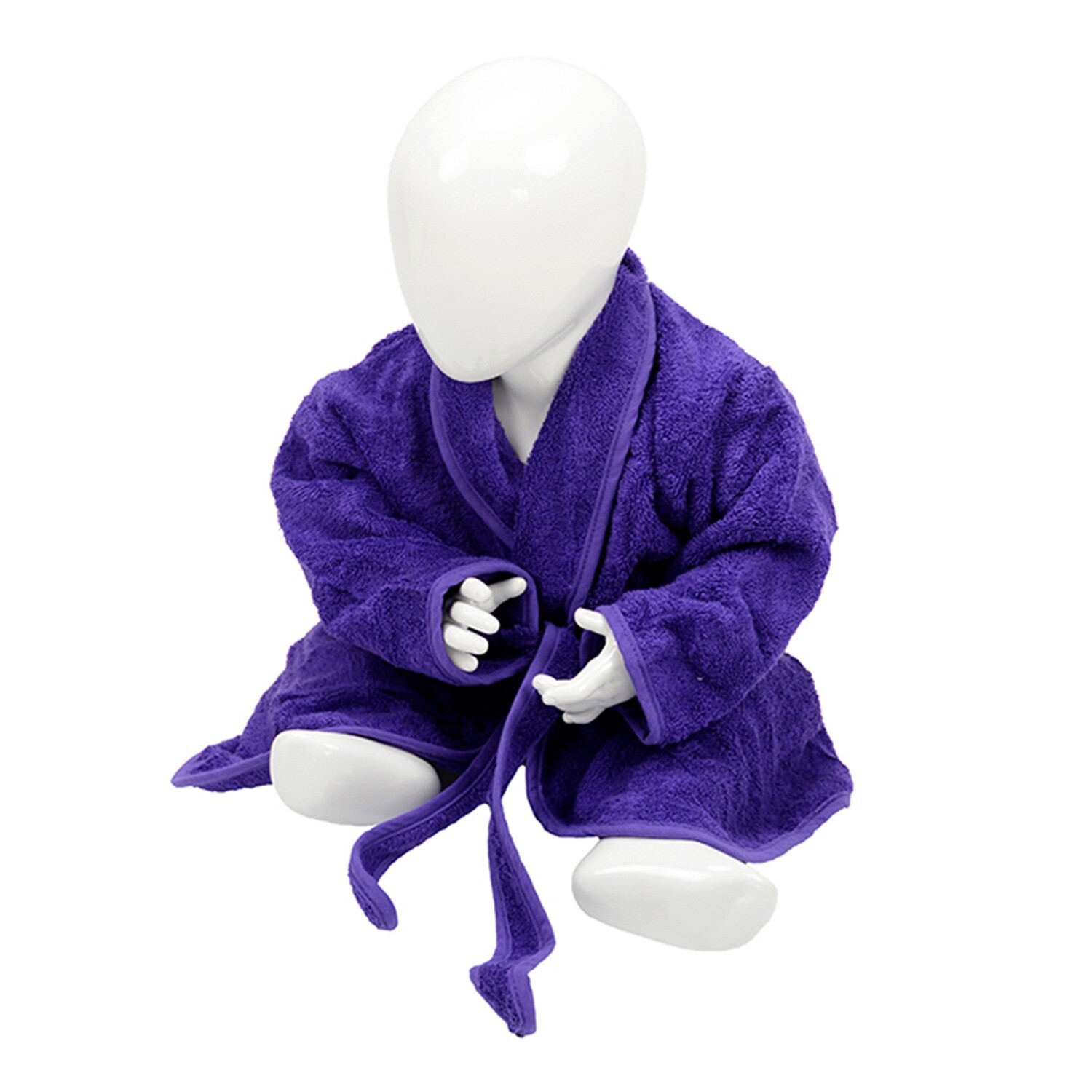 AR023 Babiezz Baby Badjas - Paars - Purple