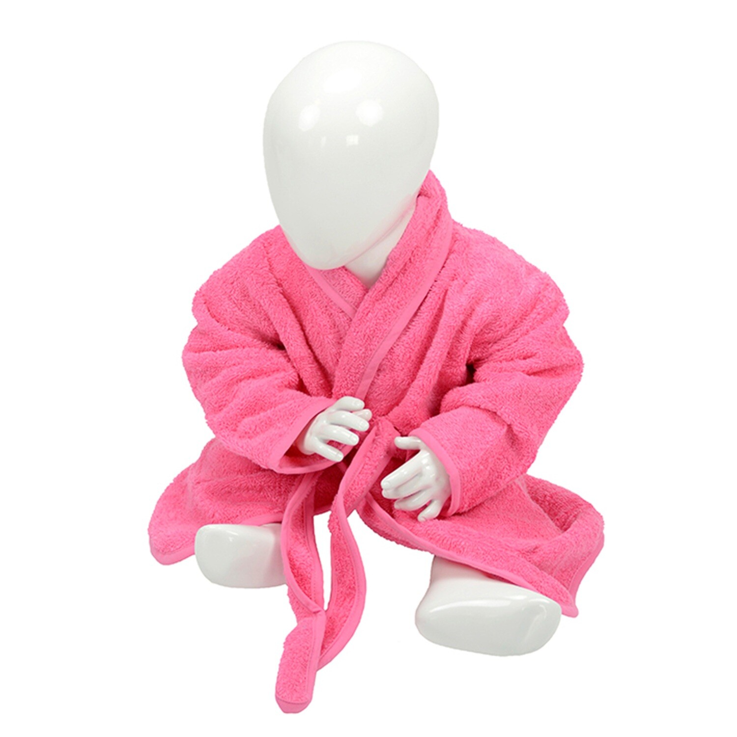 AR023 Babiezz Baby Badjas - Fuchsia Rose - Pink