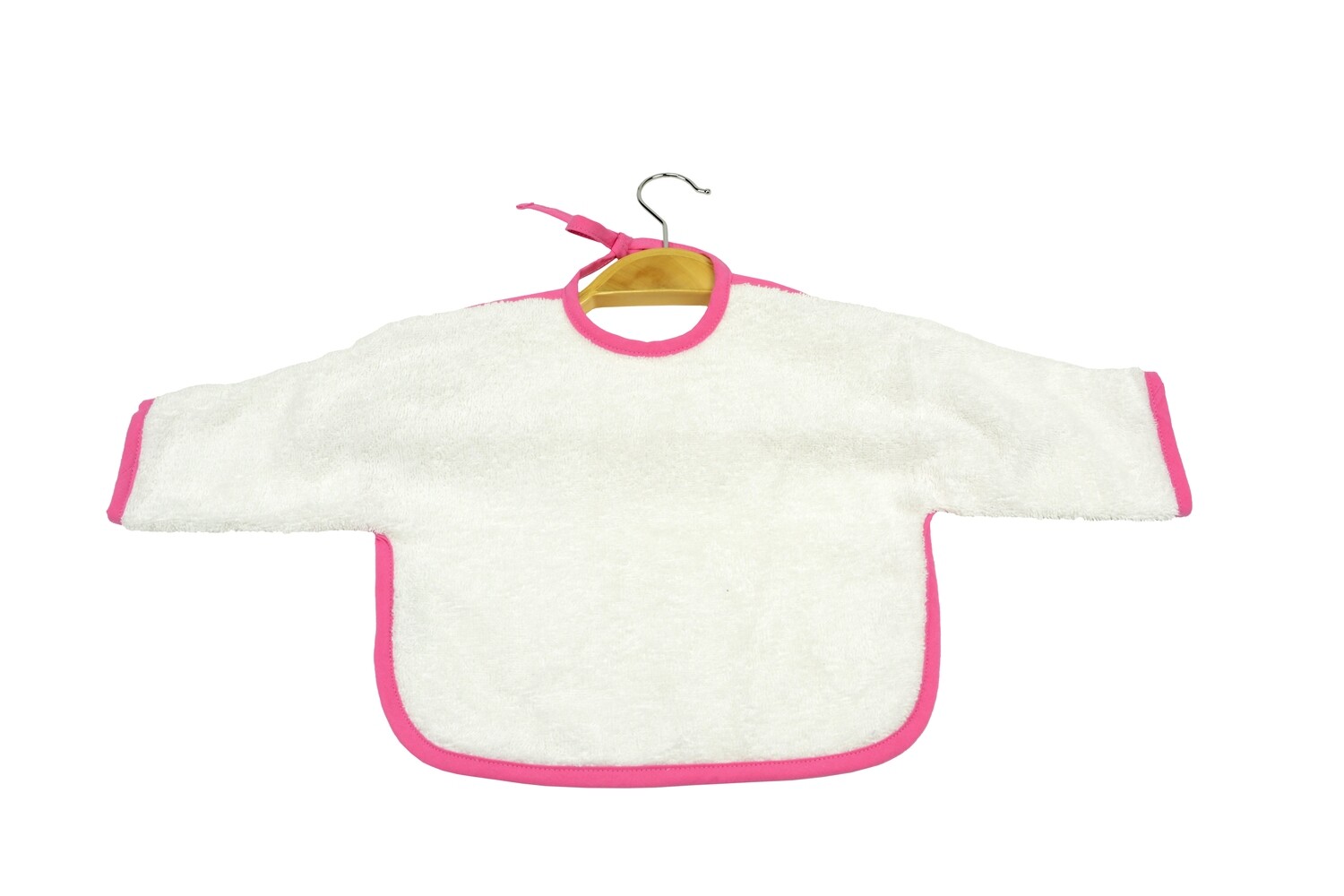 ARB036 Babiezz - Baby Slab met mouwtjes - Wit met Rose