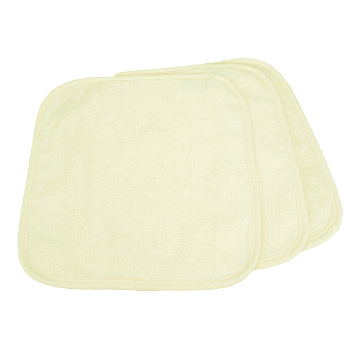 ARB035 Babiezz - Baby Spuugdoekje - Creme - Ivory