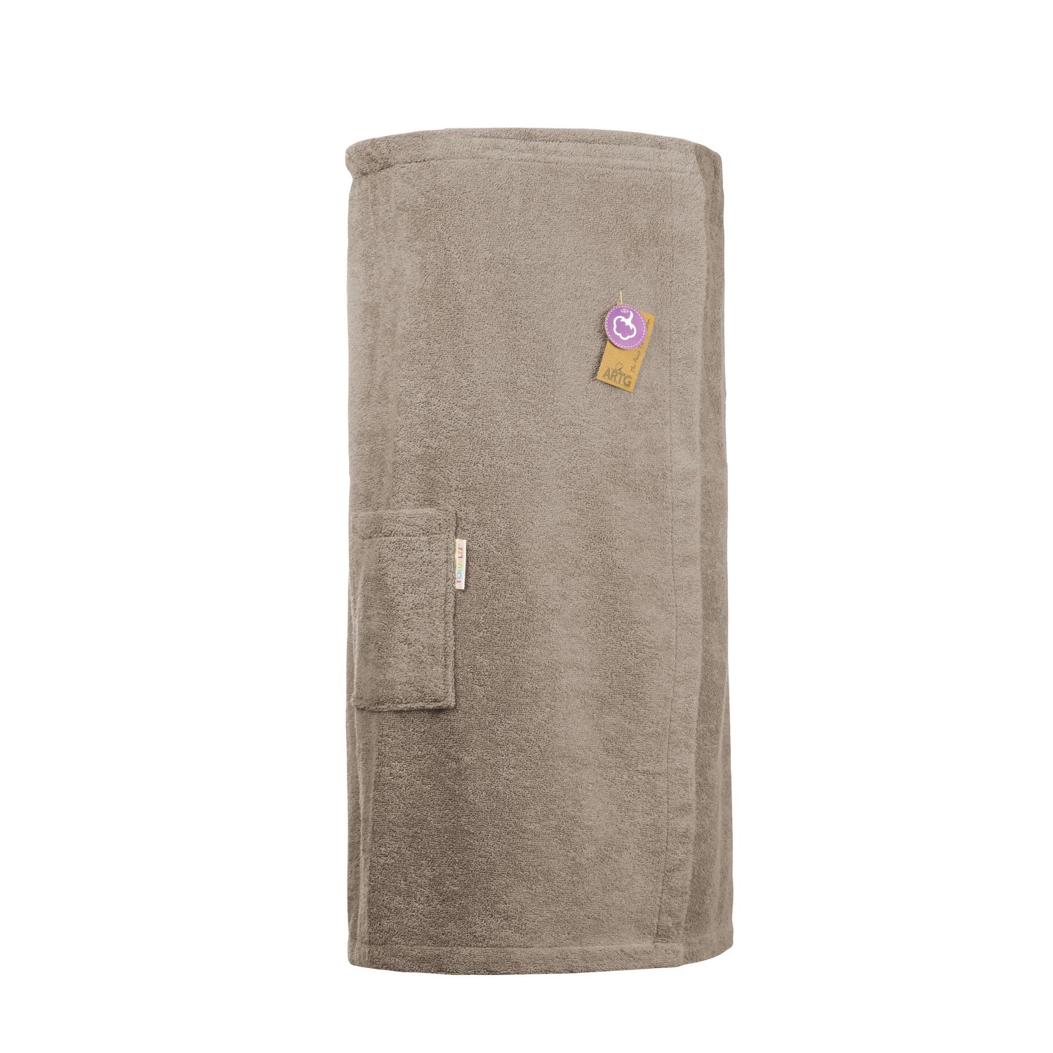 AR043 Sauna Kilt Dames - Badstof - Cappuccino - 135 cm