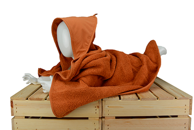 PRINT-Me® Baby Hooded Towel – Terra - 75 x 75 cm
