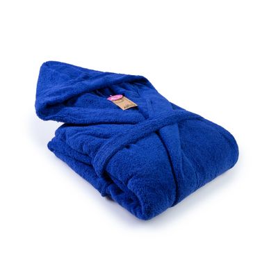 AR026 Hooded Bathrobe - True Blue