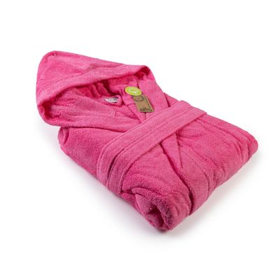 AR026 Hooded Bathrobe - Pink