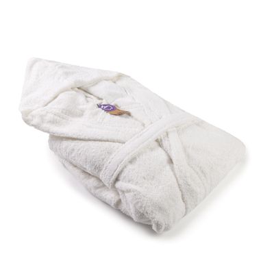 AR026 Hooded Bathrobe- White