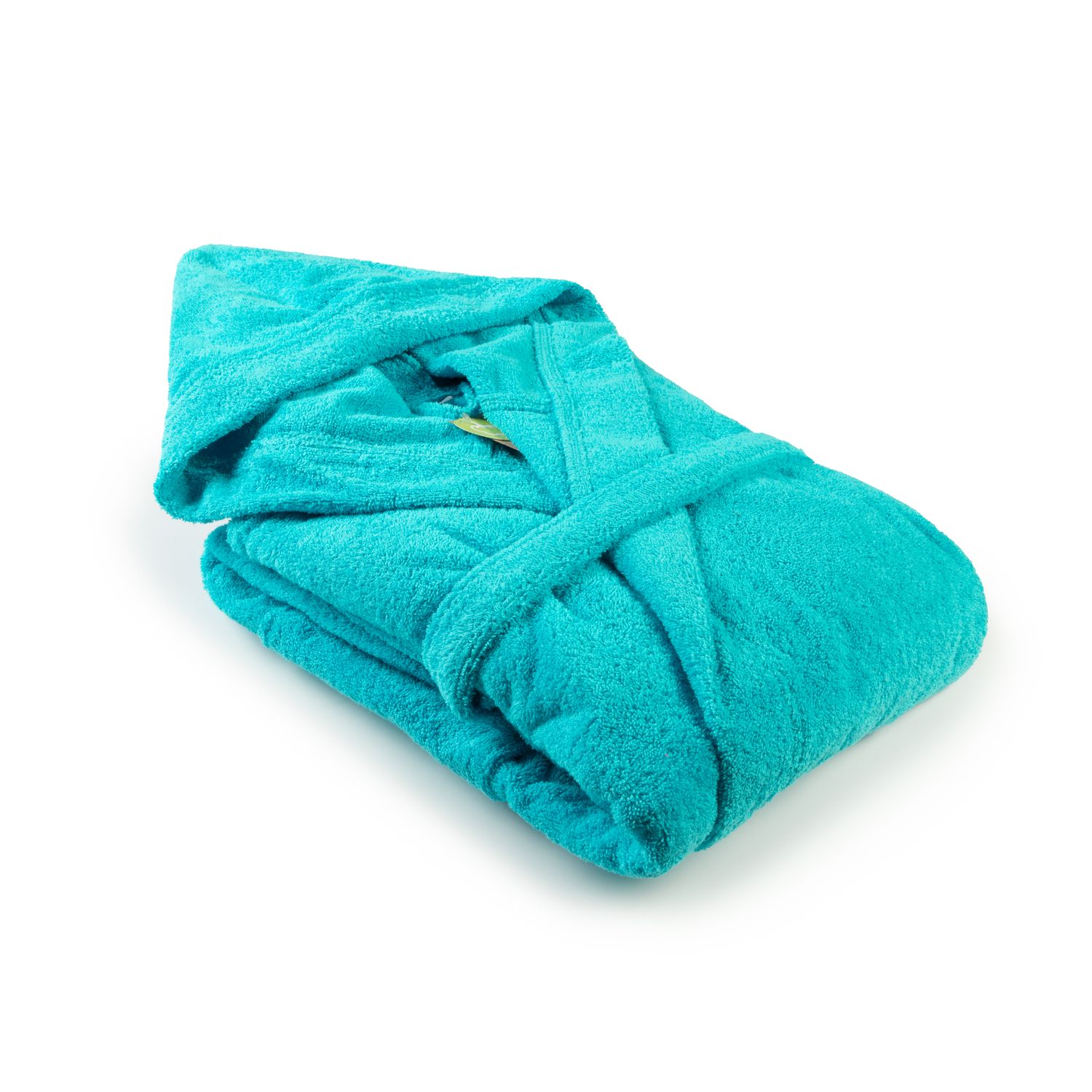 AR026 Hooded Bathrobe - Aqua Blue