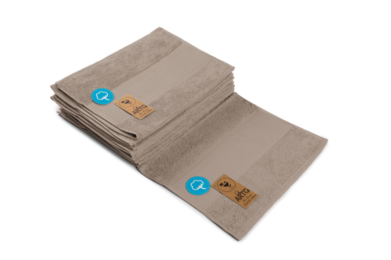 ARTG Towelzz® - AR034 - Gasten Handdoek - 30 x 50 cm - Cappuccino