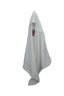 PRINT-Me® Baby Hooded Towel – White - 75 x 75 cm