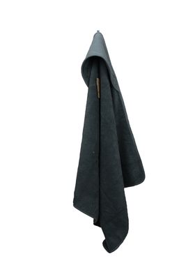 PRINT-Me® Baby Hooded Towel – Graphite - 75 x 75 cm