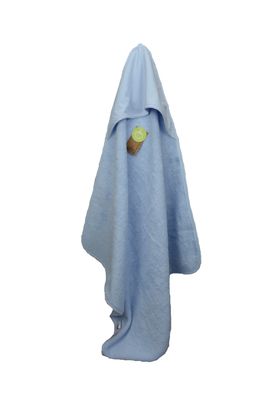 PRINT-Me® Baby Hooded Towel – Light Blue - 75 x 75 cm