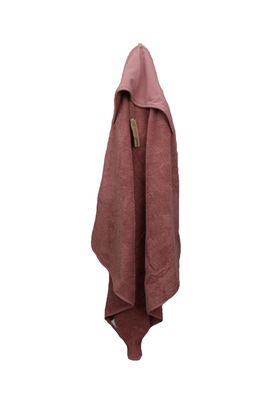 PRINT-Me® Baby Hooded Towel – Old Pink - 75 x 75 cm