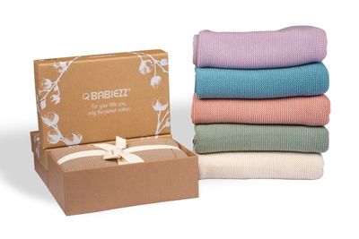 ARB930 Babiezz® Knitted Blanket 100% Organic Cotton