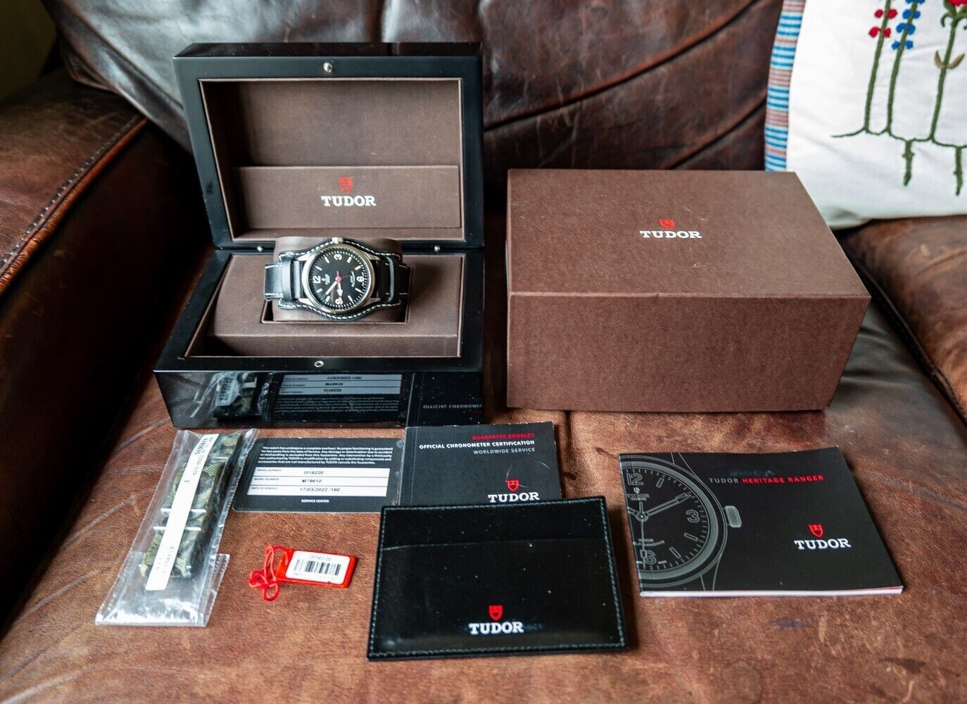 Tudor Heritage Ranger Black Dial 41mm 79910 2019 Full Set Tudor Watch