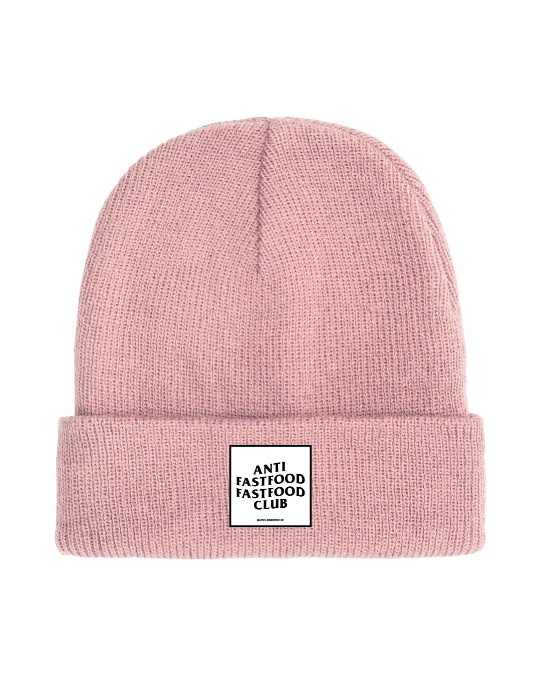 Anti Fastfood Fastfood Club - Logo Beanie Rose Pink