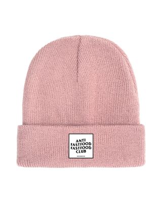 Anti Fastfood Fastfood Club - Logo Beanie Rose Pink