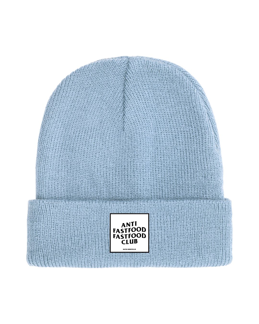 Anti Fastfood Fastfood Club - Logo Beanie Dusty Blue