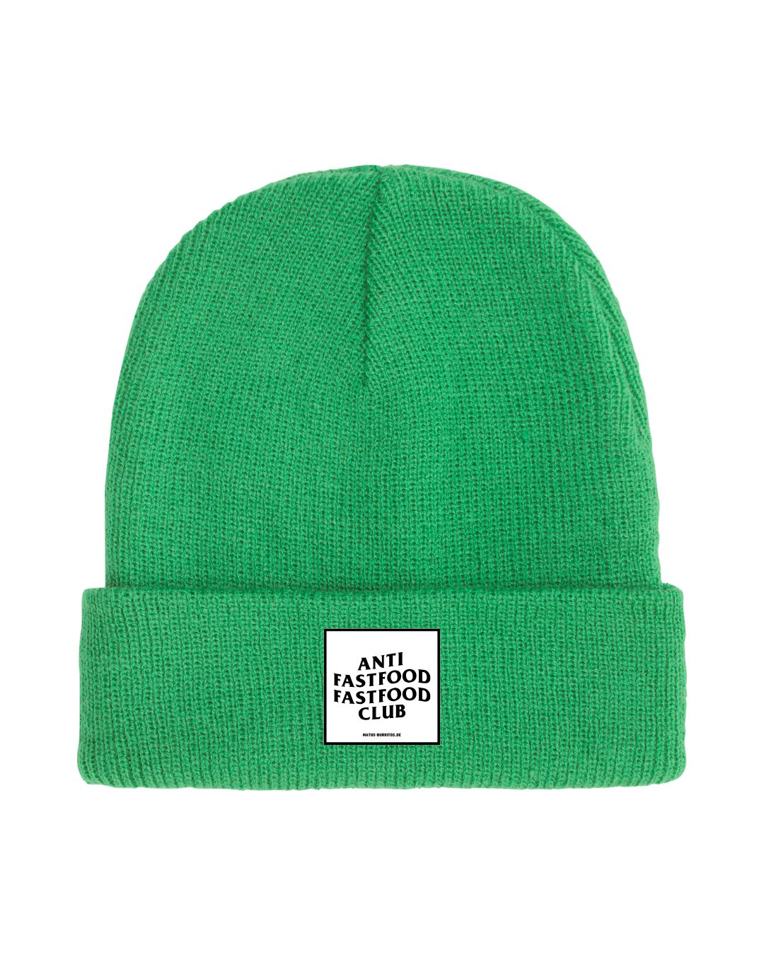 Anti Fastfood Fastfood Club - Logo Beanie Kelly Green