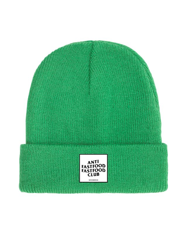 Anti Fastfood Fastfood Club - Logo Beanie Kelly Green