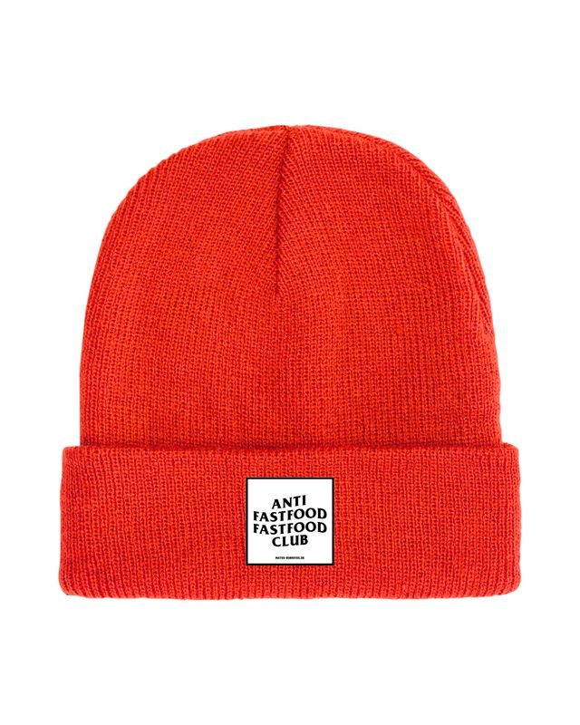 Anti Fastfood Fastfood Club - Logo Beanie Sunset