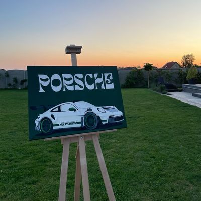 Porsche GT3 RS + Logo
