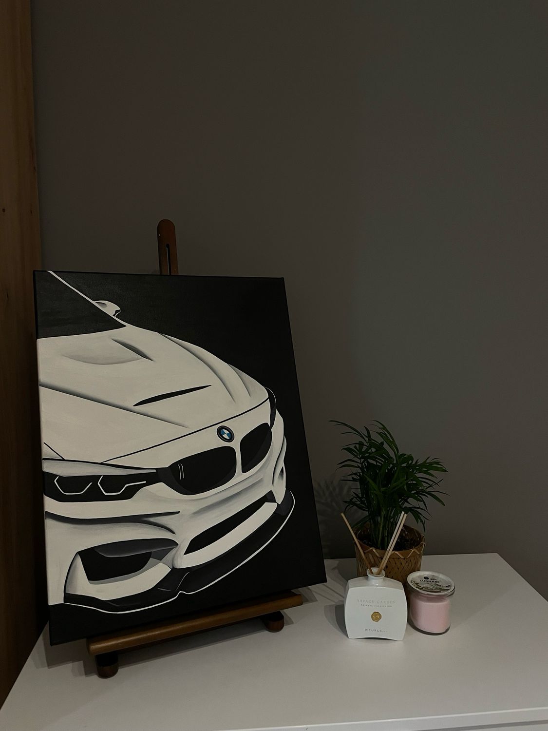 White BMW