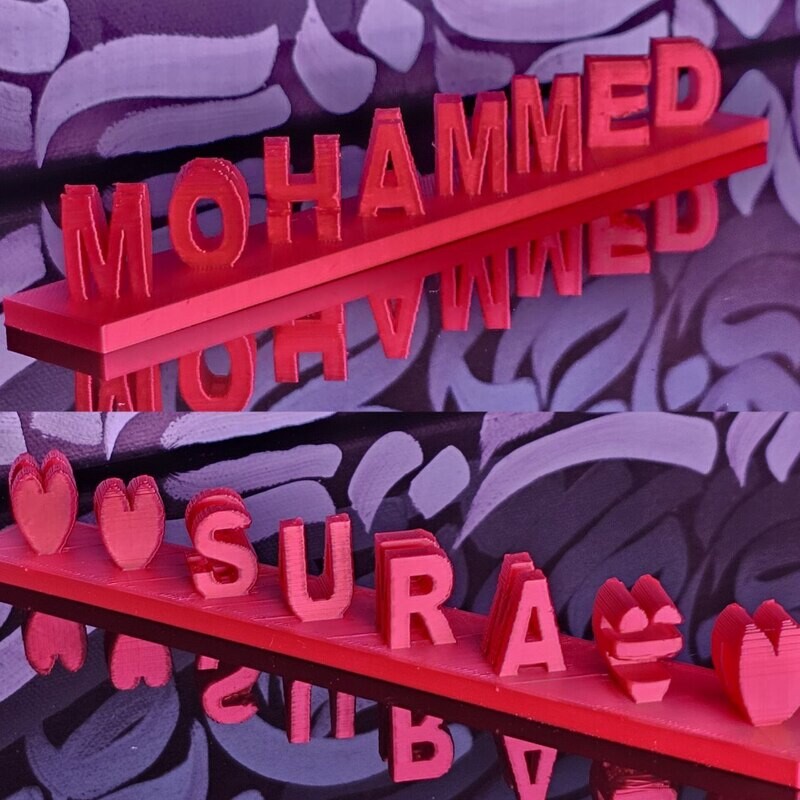 اسمين ب اسم