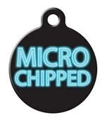 MICROCHIPPED Custom Pet ID Tag | Designer Art Dog Tag