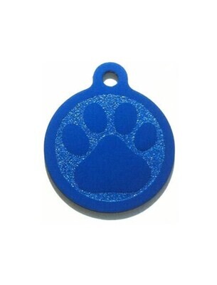 Paw Print  Dog Tag - Personalized Pet ID Tags