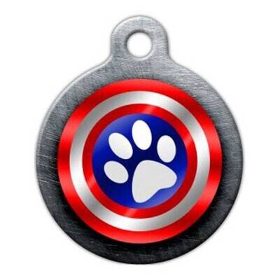 CANINE AMERICA Custom Pet ID Tag - Designer Art Dog Tag