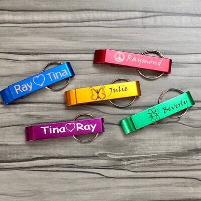 Personalized Keychain Bottle Opener