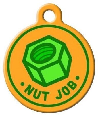 Nut Job Pet ID Tag | Designer Art Dog Tag