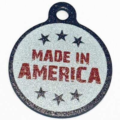 Made In America Pet ID Tag | Designer Art Dog Tag