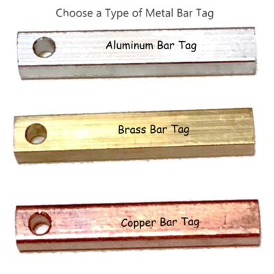 Custom Engraved Bar Pet ID Tags - Dog Tag - Bar Key Chain