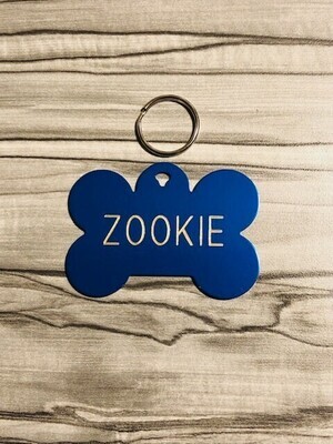 BIG Dog Bone Pet ID Tag - Extra large Dog Tag