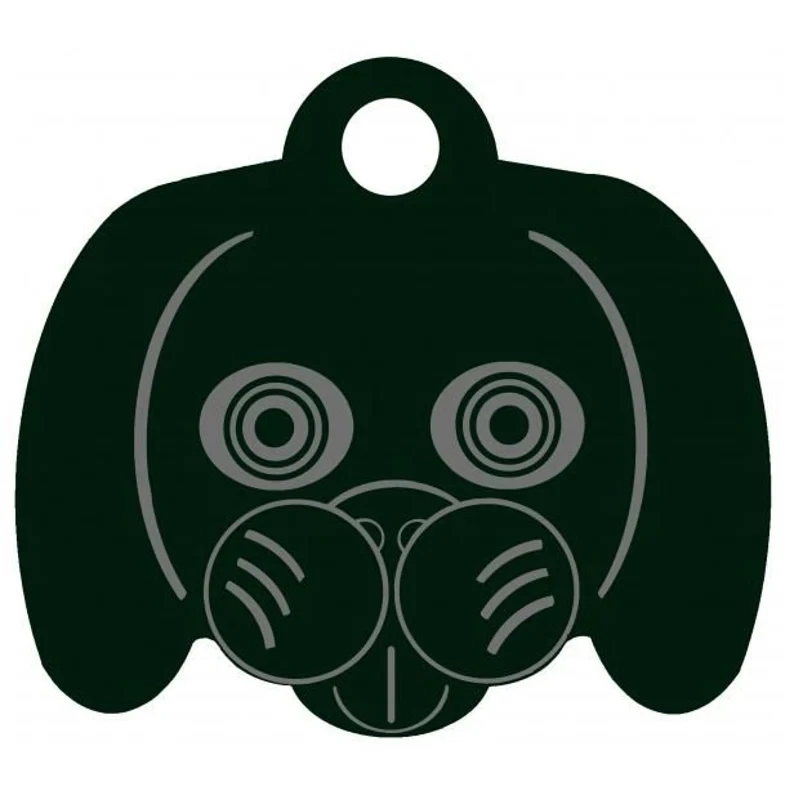 Cute Dog Face Pet ID Tag - Personalized  Pet ID Tags