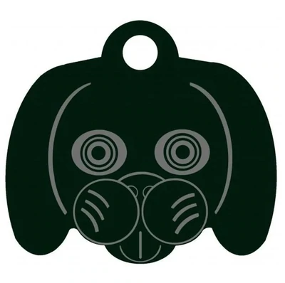 Cute Dog Face Pet ID Tag - Personalized  Pet ID Tags