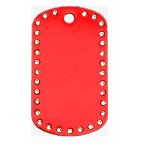 Crystal Jewel Military Dog Tag Pet ID Tags