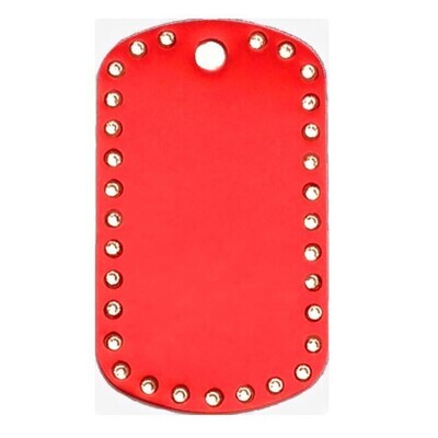 Crystal Jewel Military Dog Tag Pet ID Tags