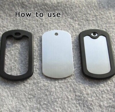 Military Style Dog Tag Silencer Kit