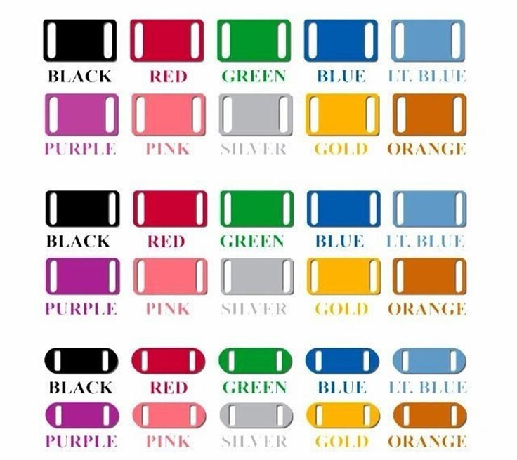 Aluminum Slide-On Collar Pet ID Tag - Personalized Slide-On Tag
