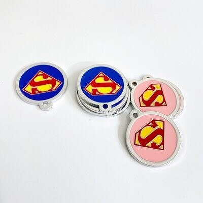 Personalized &quot;S&quot; Pet ID Tags