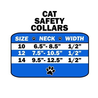 Premium Cat Safety Collar, "Posh Jeweled"