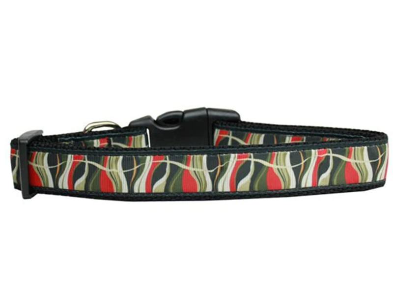 Dog &amp; Cat Nylon Collar and Leash, "Lava Lamp"