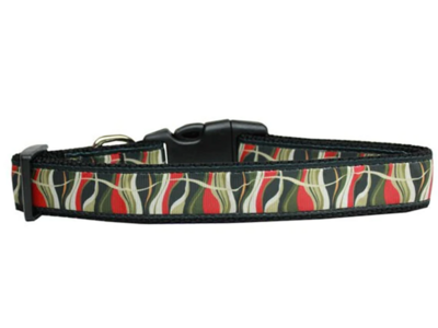 Dog &amp; Cat Nylon Collar and Leash, "Lava Lamp"
