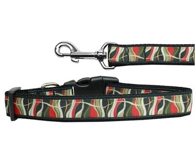 Dog &amp; Cat Nylon Collar and Leash, &quot;Lava Lamp&quot;