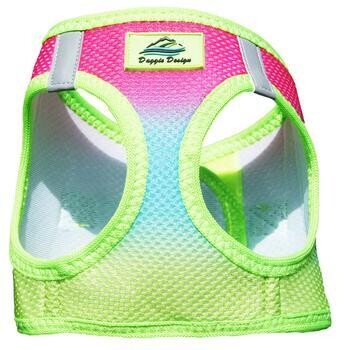 American River Choke Free Cat or Dog Harness Ombre Collection - Rainbow