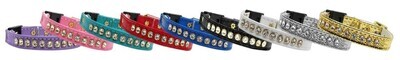 Cat Breakaway Buckle Collar, &quot;One Row Rhinestone&quot;