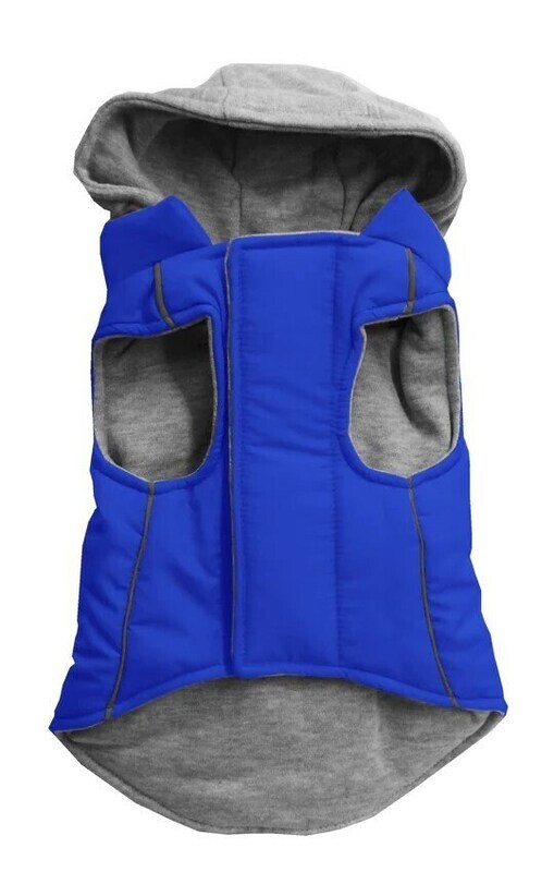 Dog &amp; Cat Hooded Pet Coat - Small Pets (3-25 lbs.)