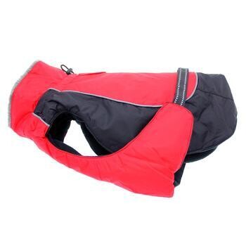 Alpine All-Weather Waterproof Sporty Dog Coat - Red &amp; Black